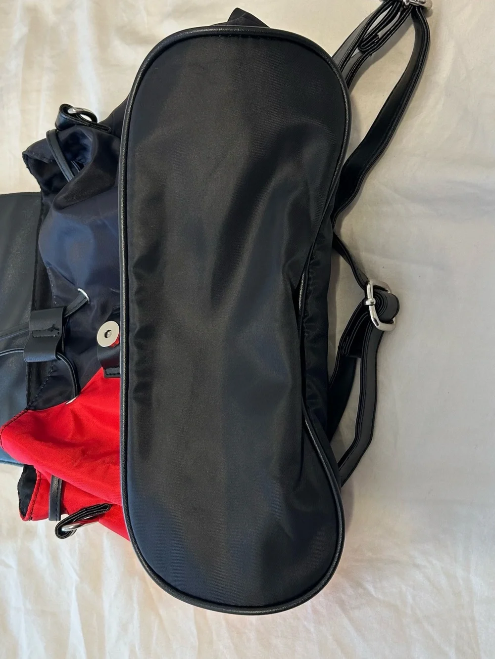 Disney Bradford Exchange Mickey Minnie Sweethearts Backpack Red Black Gray